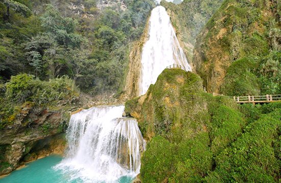 Lagos de Montebello, Cascadas El Chiflón